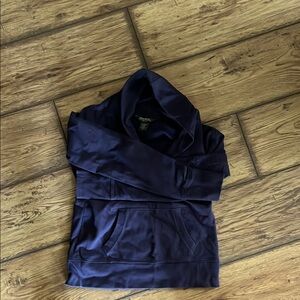 Eddie Bauer Dark Blue Petite Hoodie